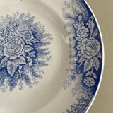 Set of 2 St Amand ironstone plates, Jardinière model