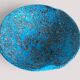 Turquoise ceramic fruit bowl by Charles Cart Vallauris, circa the 1960s.