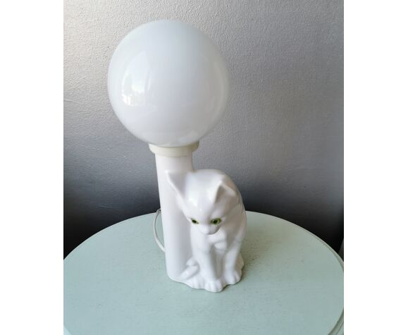 Lampe Chat En Ceramique Vintage Des Annees 80 Selency Lampe Chat En Ceramique Vintage Des Annees 80 Selency