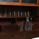 Rare Danish Bar Cabinet with Leather Parts 1960s