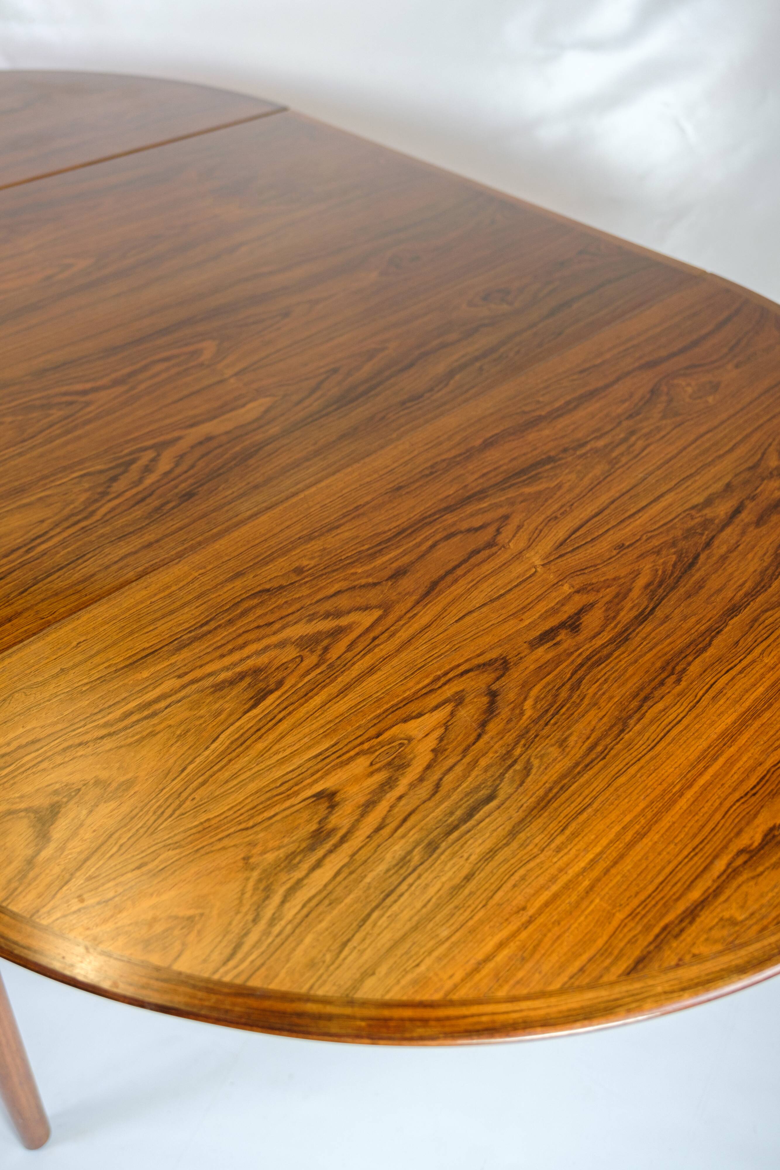Dining table with extension & flaps - Rosewood - Arne Vodder - Danish design - 1960s