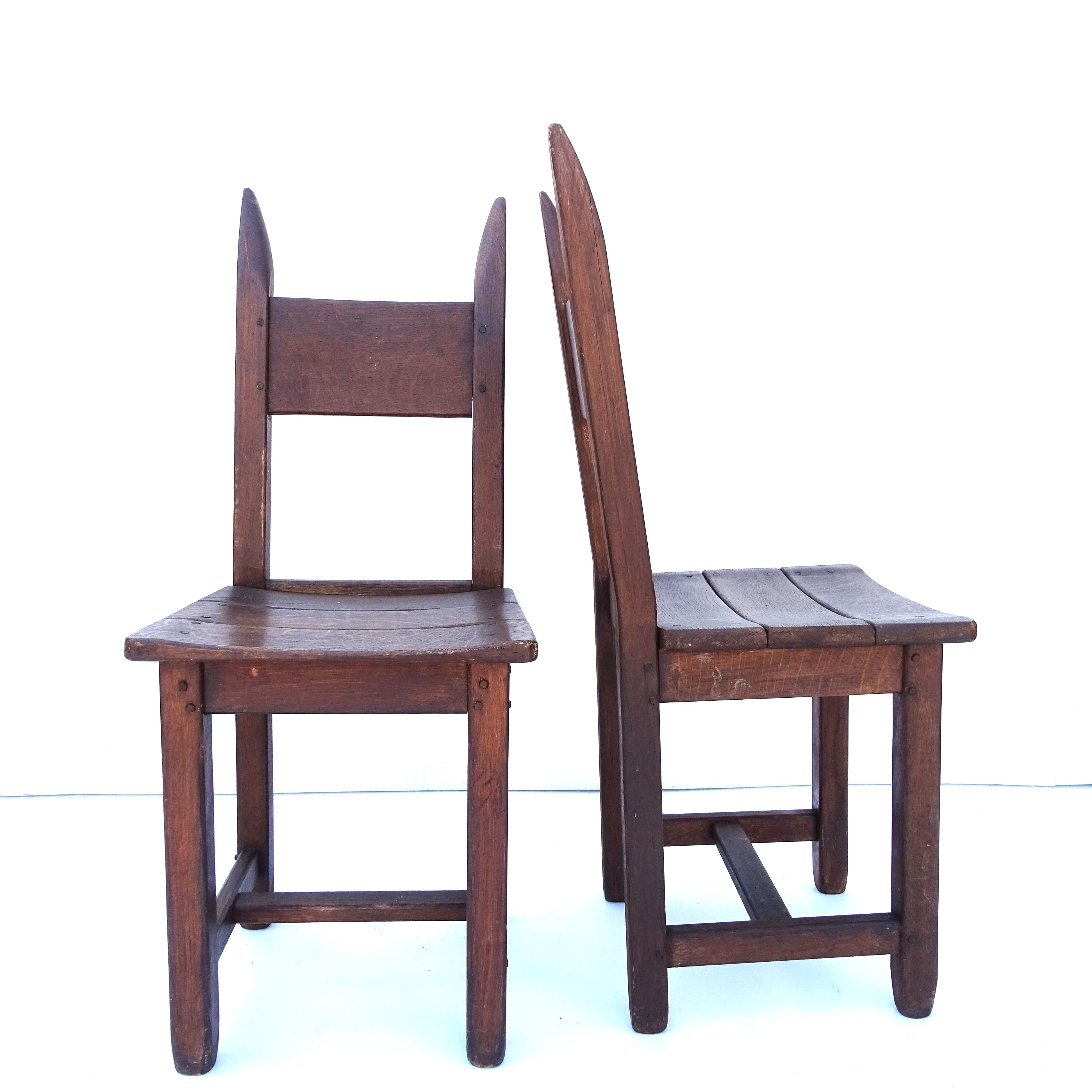 Lot 2 wooden chair