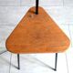 Tripod reading lamp in metal from the 50s/60s, France.