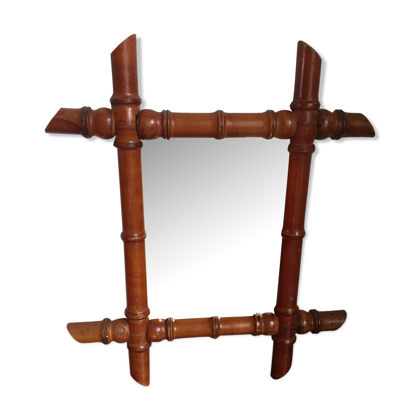Miroir De Maquillage PARSA Bois Bambou Grossissant X5 - 22 X 5 Cm