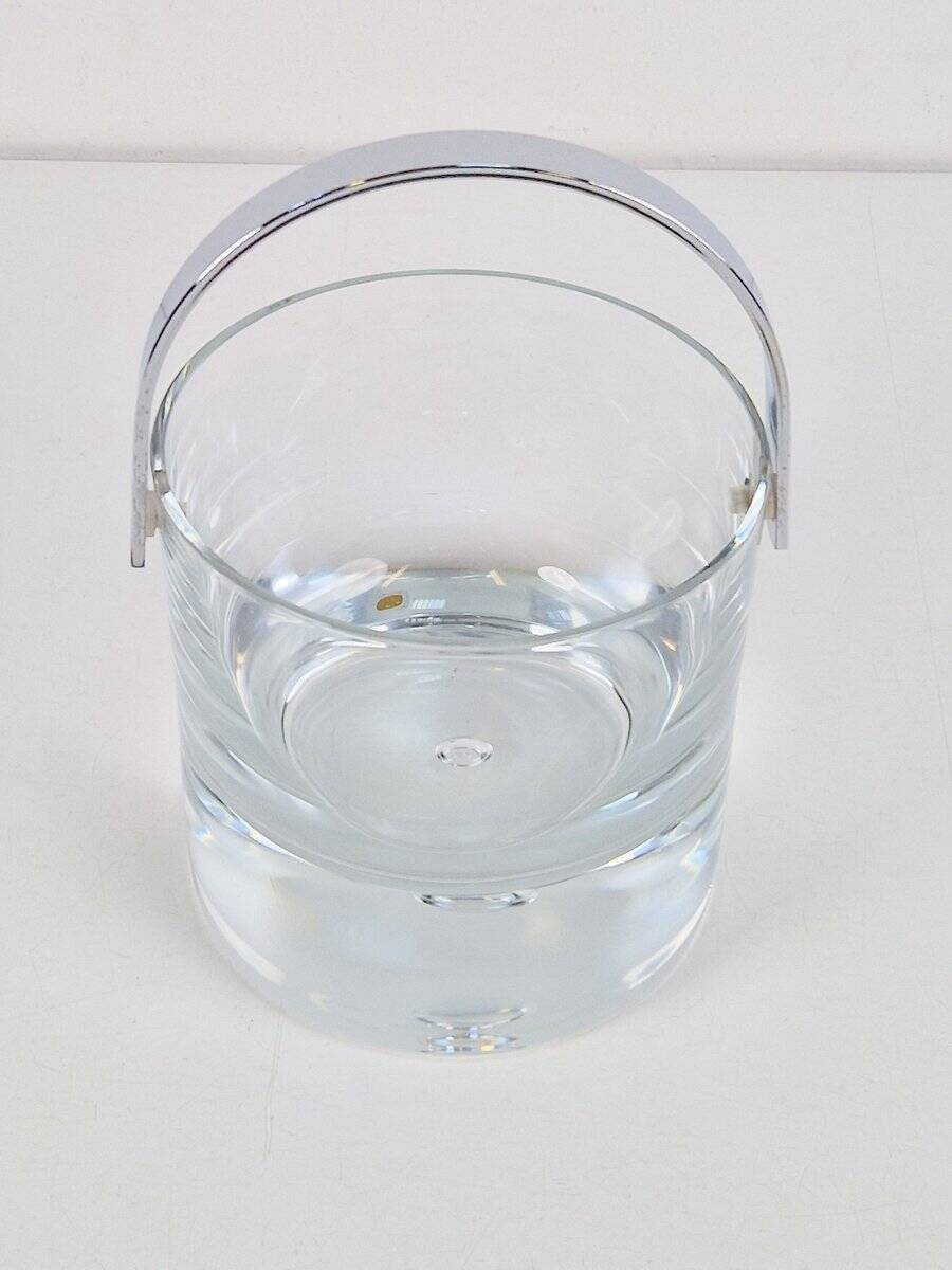 Pippi Ice Bucket in Glass by Vicke Lindstrand for Kosta Boda, Sweden, 1970s