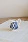 Vintage Myott milk jug "The Hunter" - English blue and white porcelain