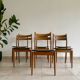 Set of 6 vintage Scandinavian chairs