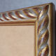 Frame wood worked twisted molding