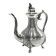 Silver metal teapot