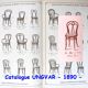 Chaise bistro UNGVAR N°34 no Thonet, bentwood