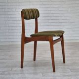 1960s, set of 4 Danish dinning chairs, solid teak wood, original condition.