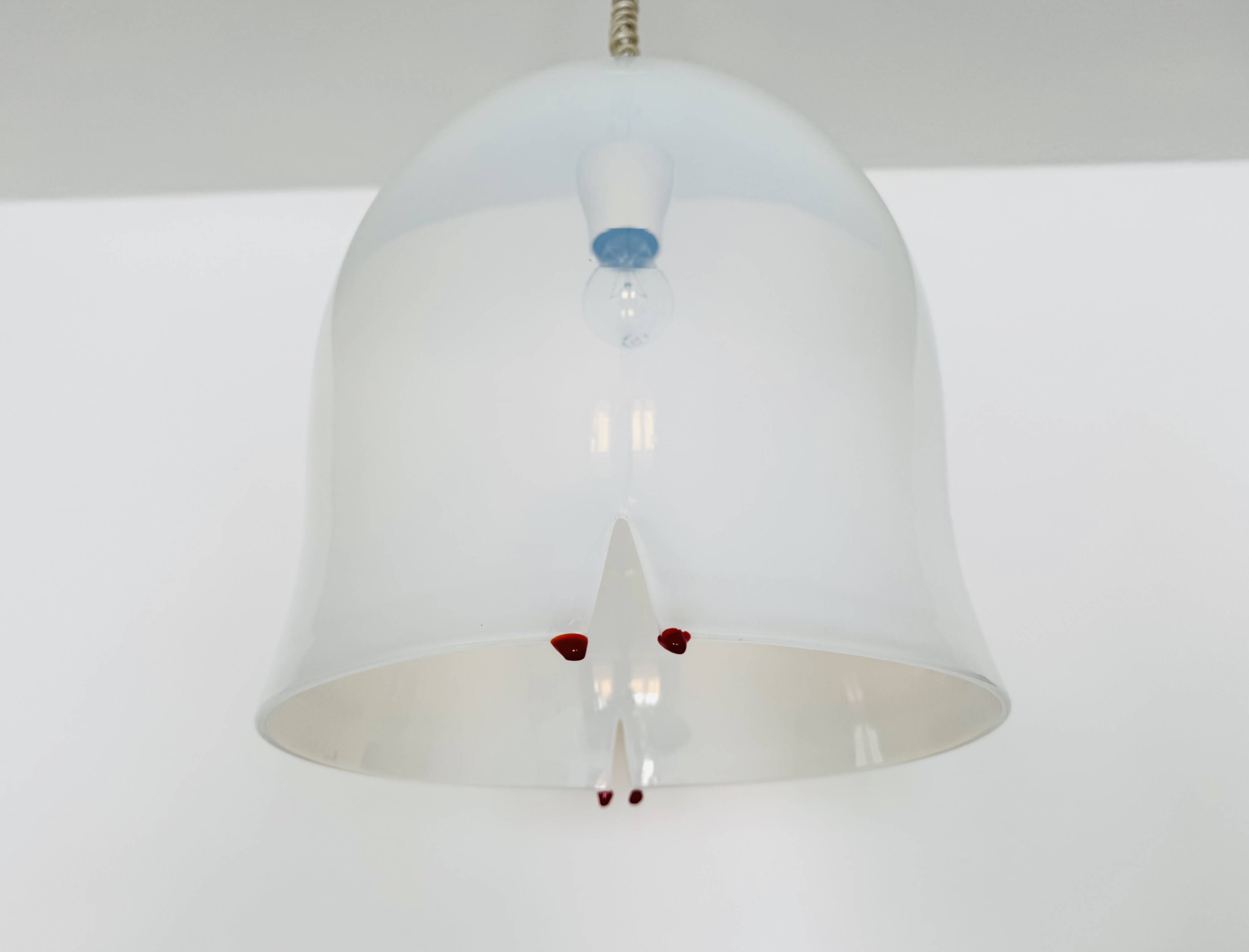 Murano Glass Pendant Lamp by Roberto Pamio and Renato Toso for Leucos