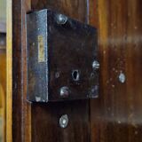 Secretary with three bodies in walnut from the Louis XVI period.