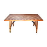 Table basse en rotin