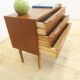 Table de chevet en teck avec trois tiroirs, années 1960