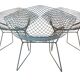 Chaise Diamond en rilsan gris (rare) par Harry Bertoia pour Knoll