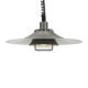 Grey hammer paint scandinavian pendant lamp