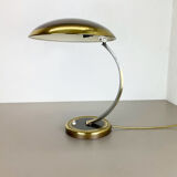 German Brass Kaiser Idell 6751 Bauhaus Desk Light Christian Dell, Germany, 1950s