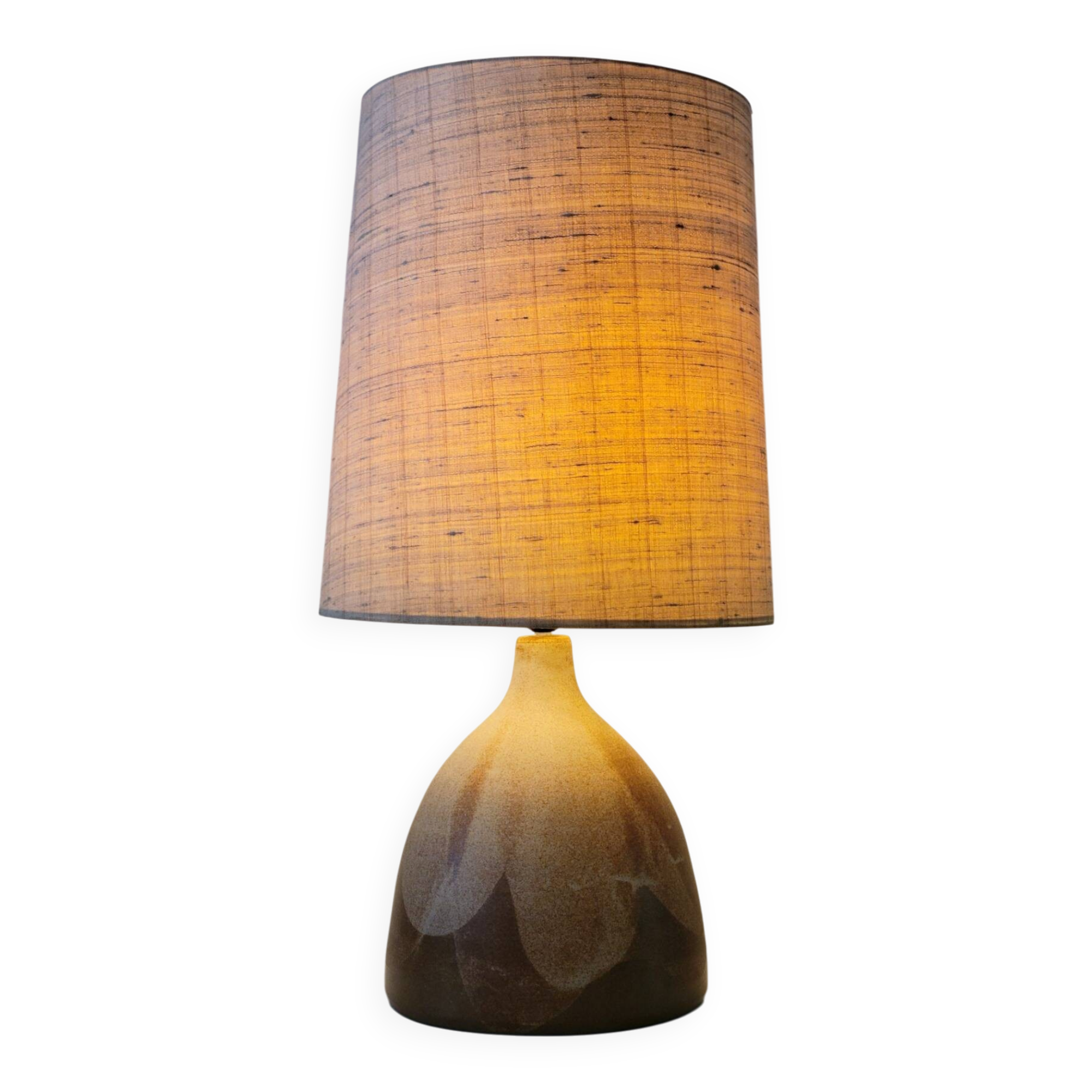 Grande lampe de table en céramique par Krosselbach, Allemagne