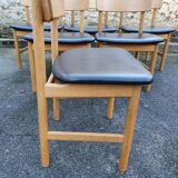 Set table and 6 chairs borge mogensen 1960