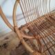 Fauteuil en rotin vintage
