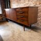Vintage wooden sideboard / long buffet / sideboard