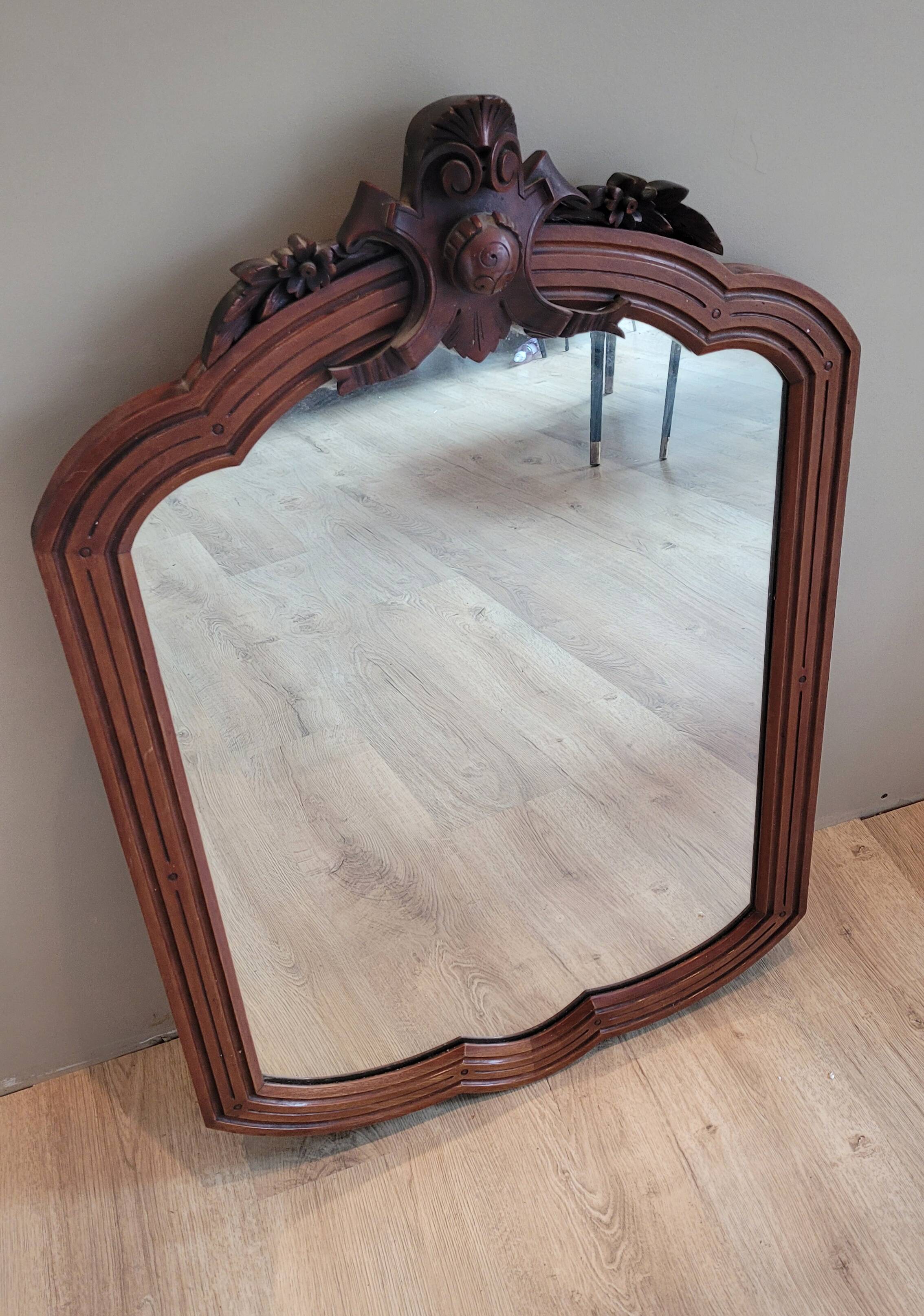 62x92 wooden totem mirror