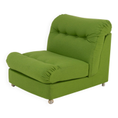 Vintage Low Lounge Chair – Reupholstered