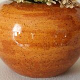 Hubert Olivier 20th century ceramic ball vase