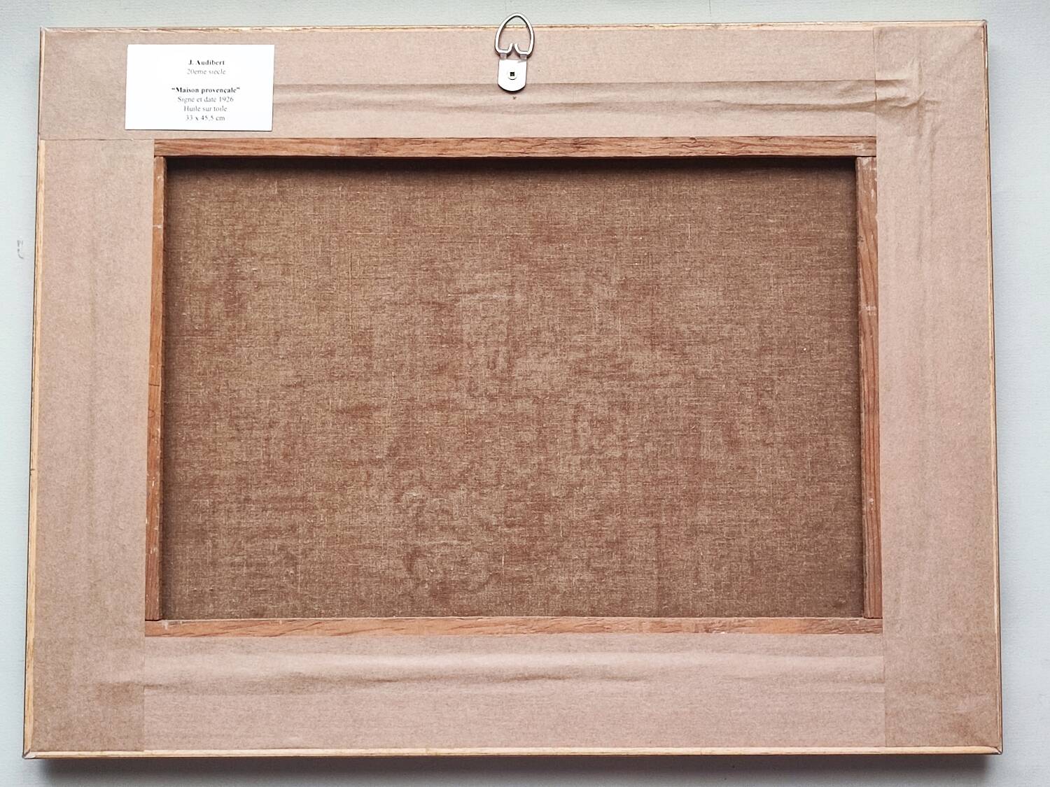 Paire de peintures à l'huile