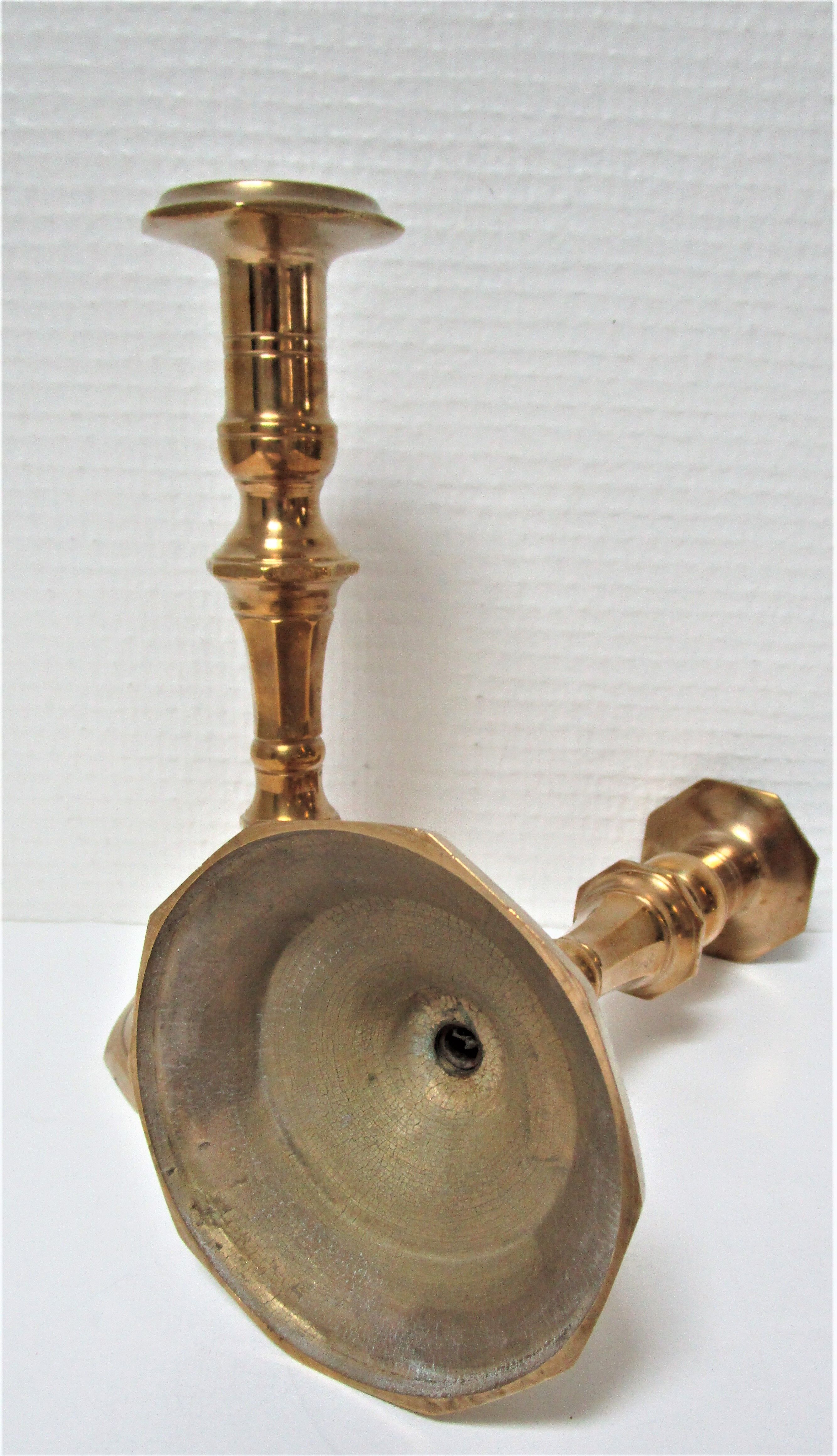 Pair of vintage brass candlesticks