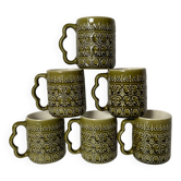 6 mugs 70’