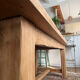 Large farmhouse table in solid ash