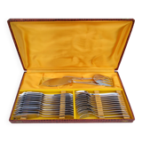 Coffret  couverts à poisson, inox.