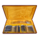 Fish cutlery box, stainless steel.