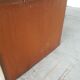 Vintage mid century library in teak used as wall unit shelf, room divider, media store