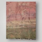 Vintage jacquard wall tapestry