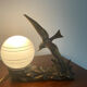 Art Deco night light circa 1930 swallow/seagull