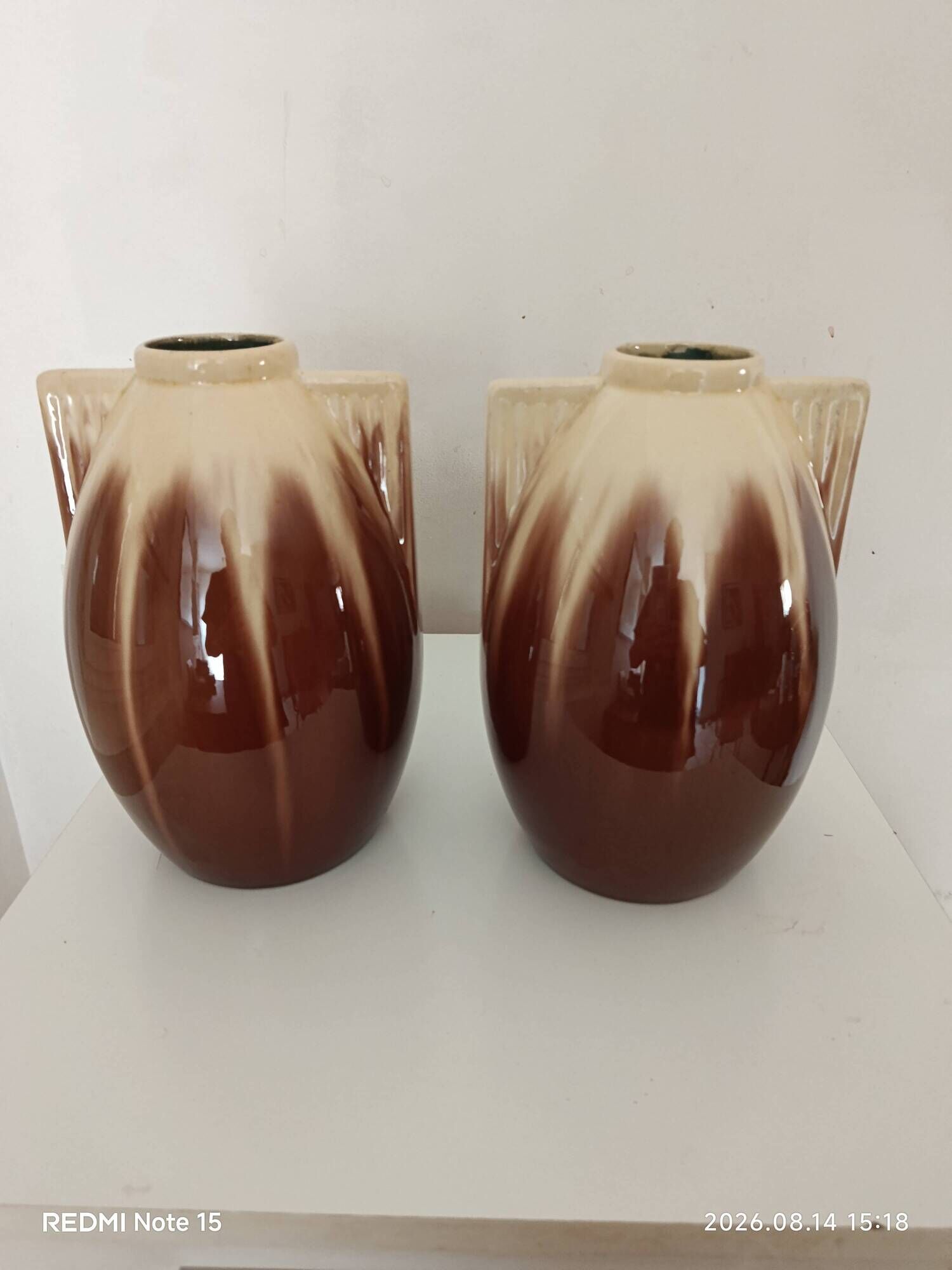 pair of vases by Gustave de Bryn