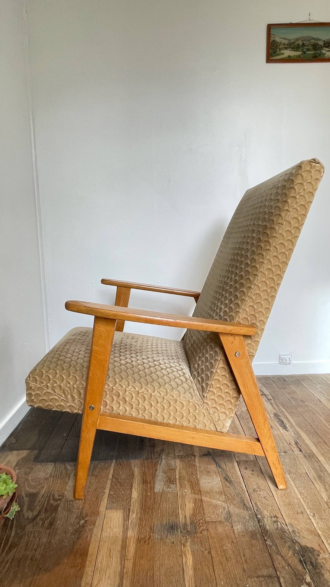 paire FAUTEUILS MANUCERE France Vintage