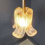 Vintage pendant light by Glashutte limburg, 1960s