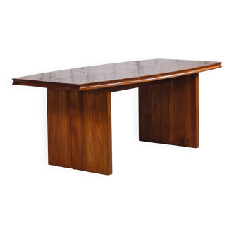 Grande table en orme massif , 1970