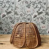 Vintage rattan pendant lamp