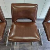 Set of 3 designer chairs by Georges Frydman, 1960s