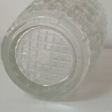 Glass vase, "octagons" pattern