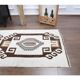 Vintage Turkish Oushak Handmade Wool Cotton White Runner 90x350