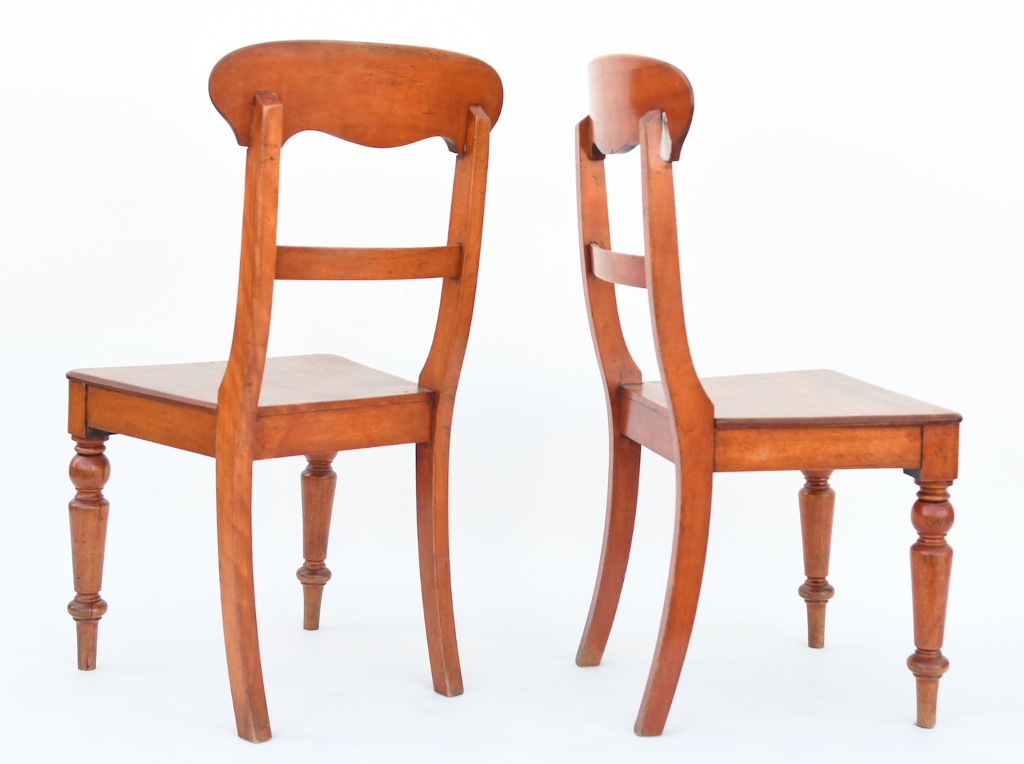 Series of 5 chairs and an English-style armchair