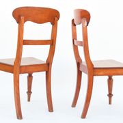 Series of 5 chairs and an English-style armchair