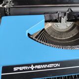 Sperry Remington Blue Franc Typewriter