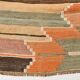 Tribal Pattern Vintage Kilim Runner Rug, 80x347Cm